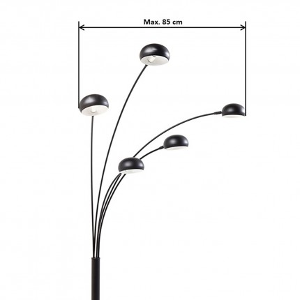 Vloerlamp Five Fingers 201cm beige Kare Design