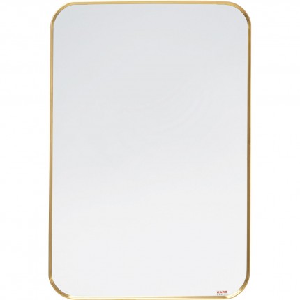 Spiegel Simply 90x60cm messing Kare Design