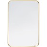 Wall Mirror Simply 90x60cm brass Kare Design
