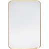 Wall Mirror Simply 120x80cm brass Kare Design