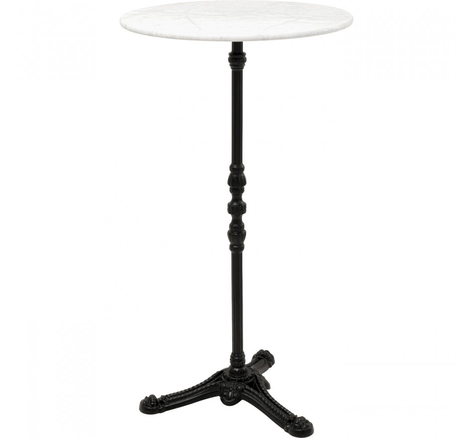 Bartafel Bistrot Ø60cm wit marmer Kare Design Bartafel Bistrot Ø60cm wit marmer Kare Design