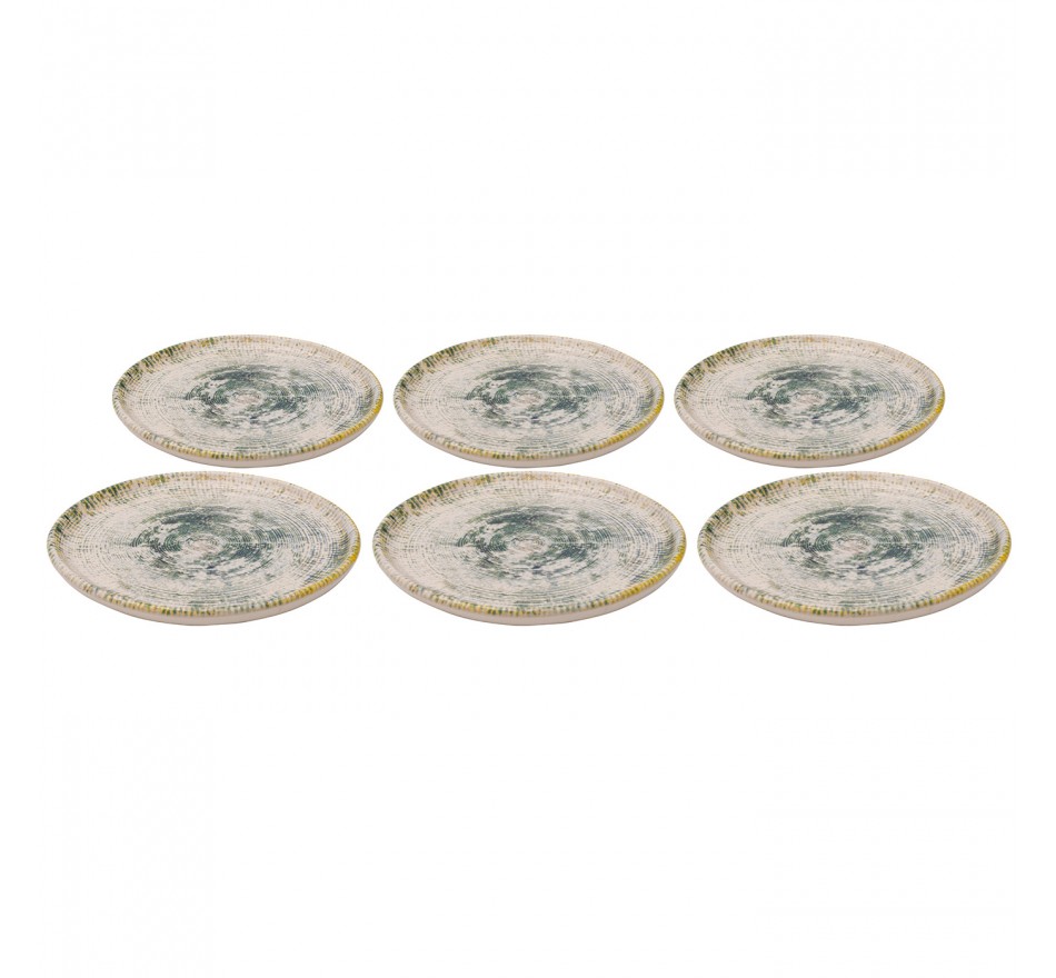 Plates Pippa Ø14cm (6/set) Kare Design Plates Pippa Ø14cm (6/set) Kare Design