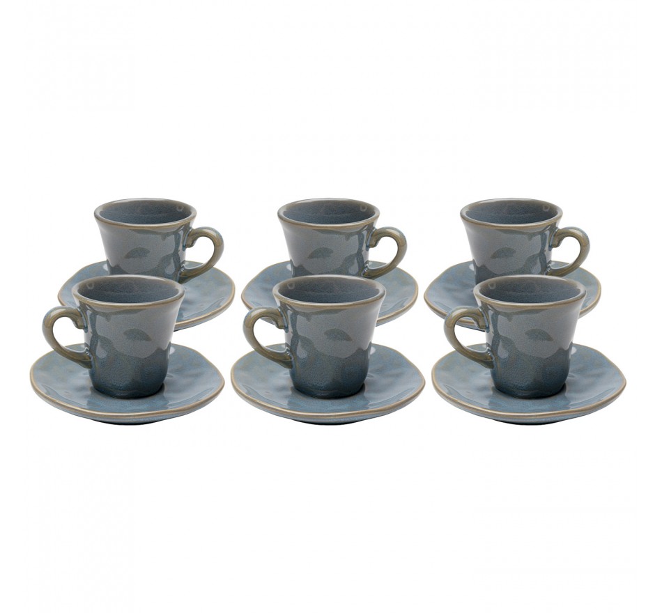 Espressokopje Organic blauw (6/set) Kare Design Espressokopje Organic blauw (6/set) Kare Design