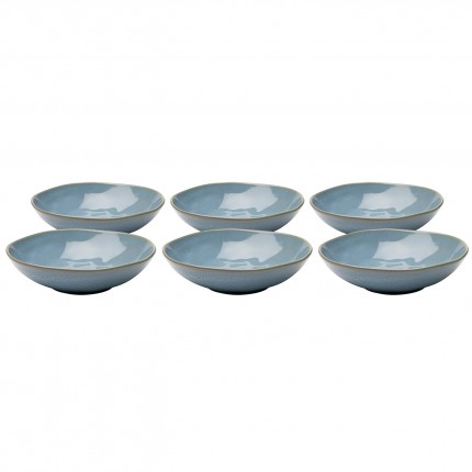 Soepborden Organic Ø22cm blauw (6/Set) Kare Design