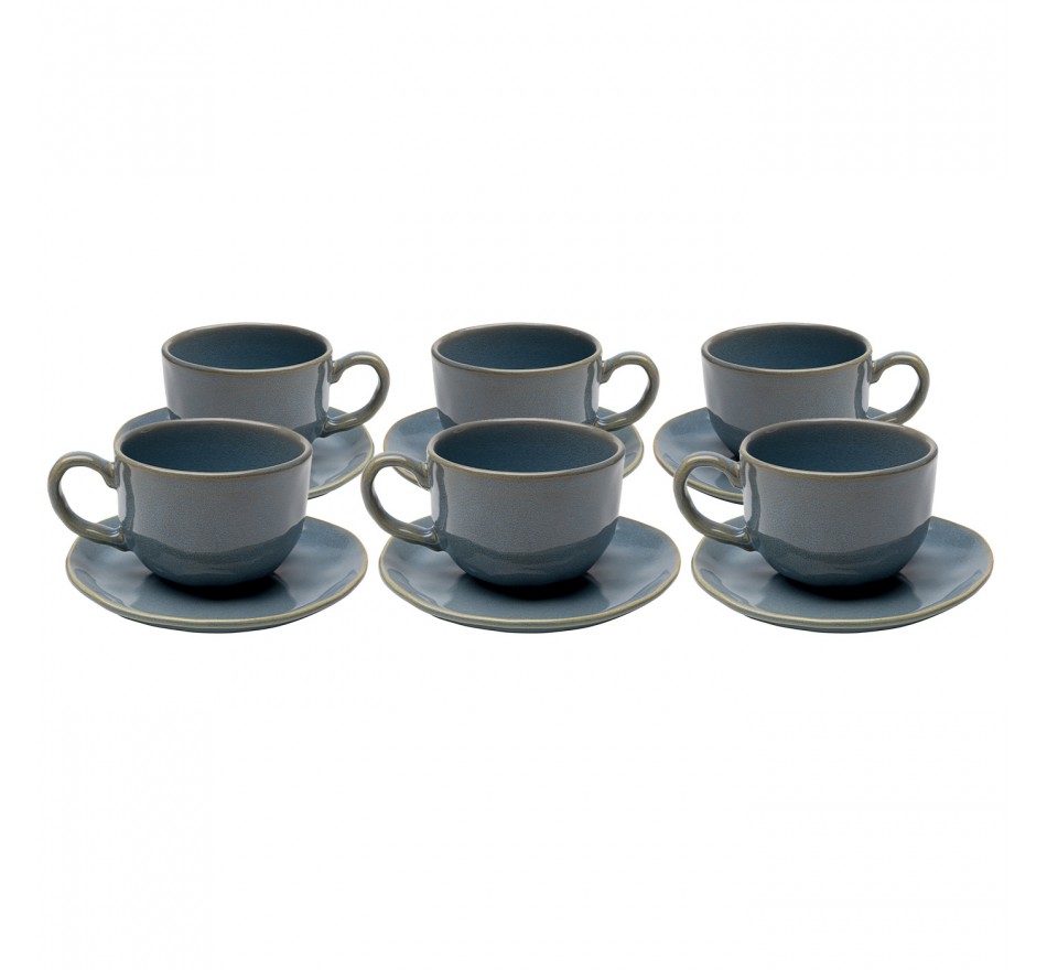 Koffiekoppen Organic blauw (6/set) Kare Design Koffiekoppen Organic blauw (6/set) Kare Design