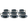 Coffee Cup Organic blue (6/set) Kare Design