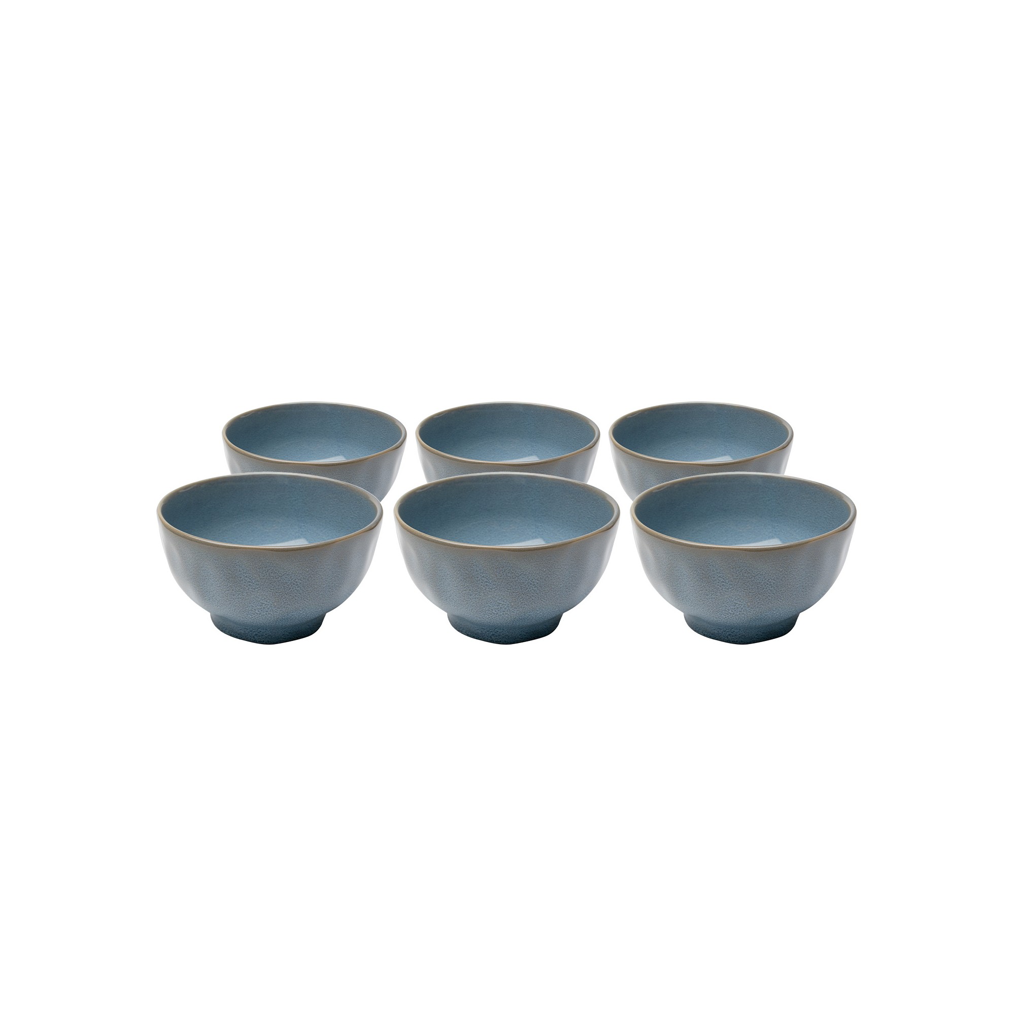 Kommen Organic Ø15cm blauw (6/set) Kare Design
