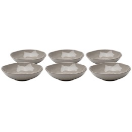 Plate Deep Organic Ø22cm taupe (6/Set) Kare Design