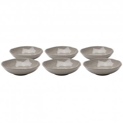 Soepborden Organic Ø22cm taupe (6/Set) Kare Design Soepborden Organic Ø22cm taupe (6/Set) Kare Design