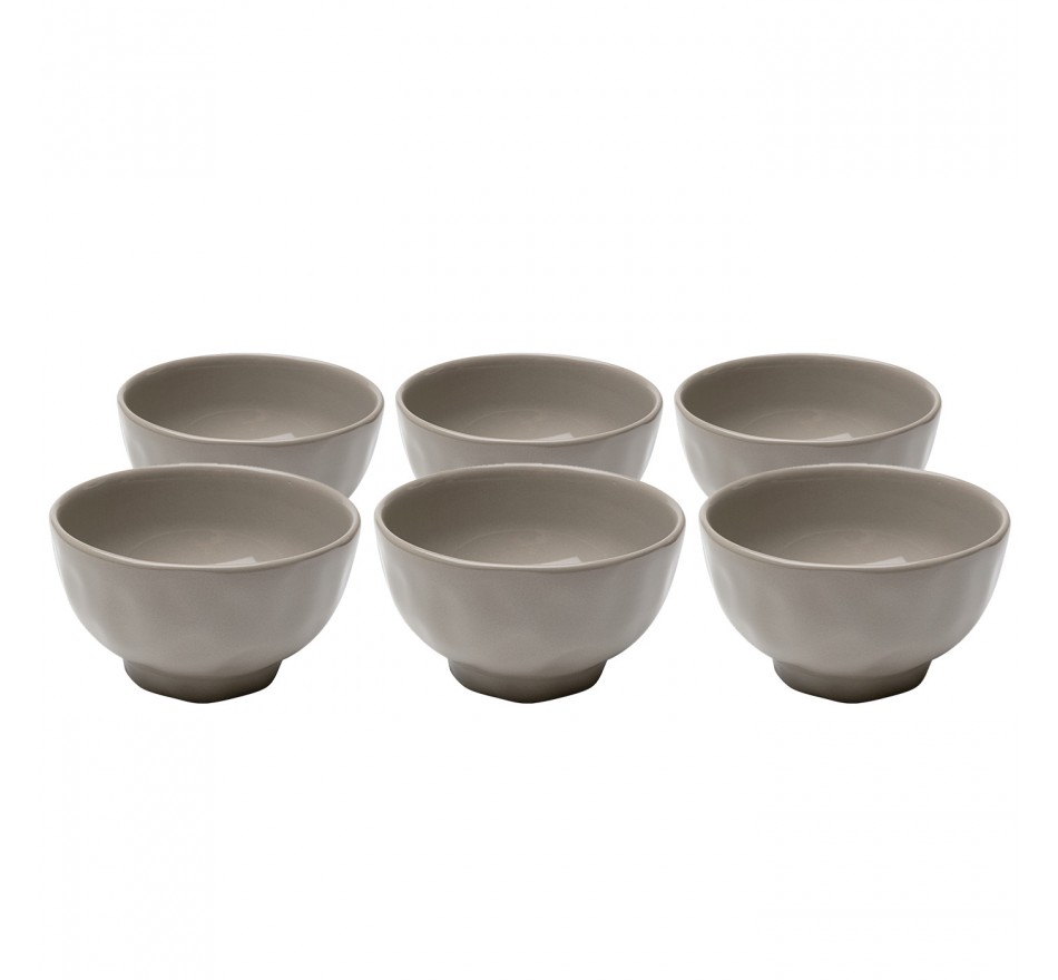 Kommen Organic Ø15cm taupe (6/set) Kare Design Kommen Organic Ø15cm taupe (6/set) Kare Design