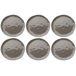 Plate Organic Ø20cm taupe (6/Set) Kare Design