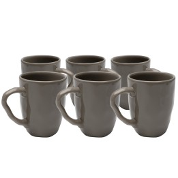 Mokken Organic taupe (6/set) Kare Design