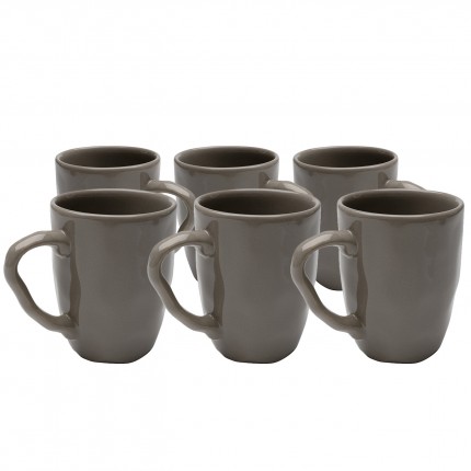Mokken Organic taupe (6/set) Kare Design