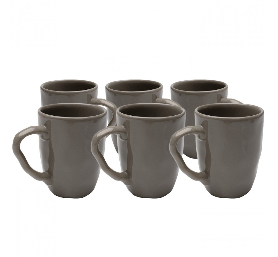 Mokken Organic taupe (6/set) Kare Design Mokken Organic taupe (6/set) Kare Design