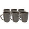 Mug Organic taupe (6/set) Kare Design