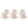 Espressokopje Organic creme (6/set) Kare Design