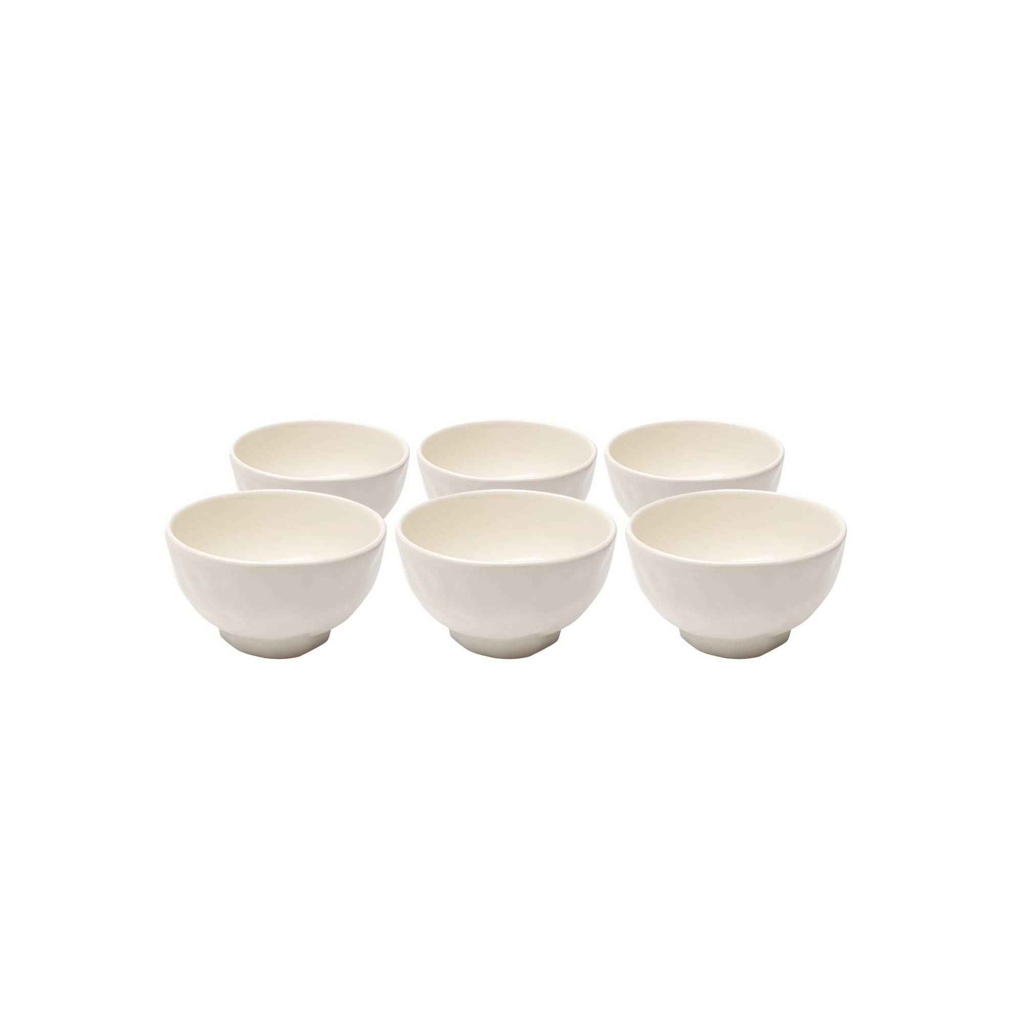 Bowl Organic Ø15cm cream (6/set) Kare Design