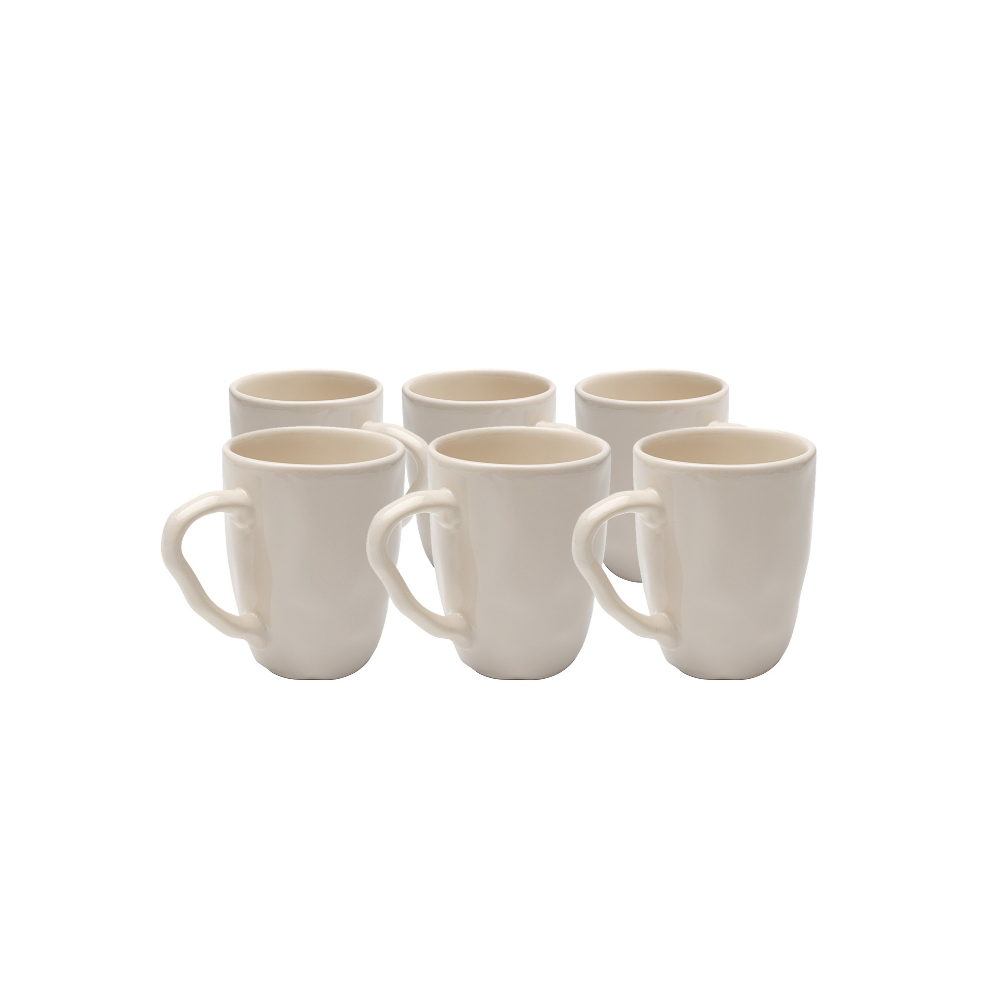 Mokken Organic creme (6/set) Kare Design