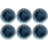 Blue plate - Mustique Rim - Kare Design
