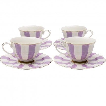 Coffee Cup Harlequin purple (4/set) Kare Design Coffee Cup Harlequin purple (4/set) Kare Design