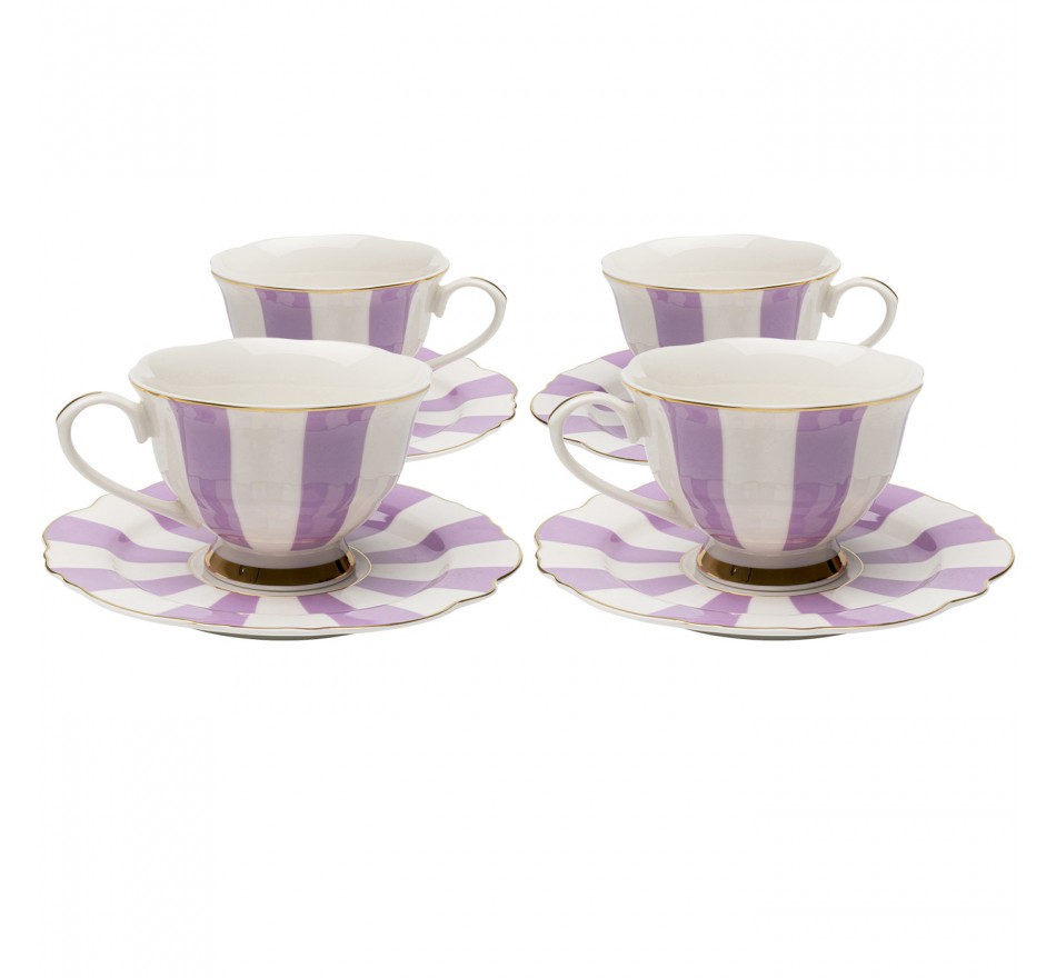 Koffiekoppen Harlequin paars (4/set) Kare Design Koffiekoppen Harlequin paars (4/set) Kare Design
