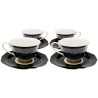 Coffee Cup Harlequin black (4/set) Kare Design