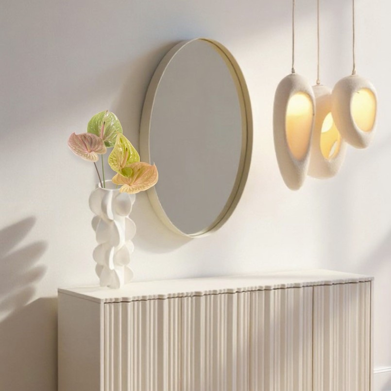 Vaas Viento 35cm wit Kare Design