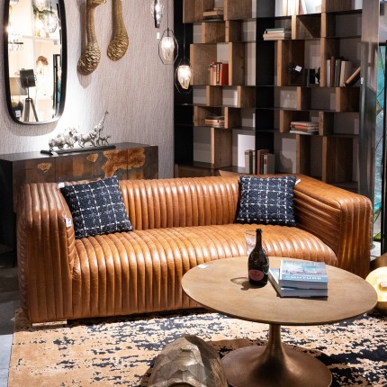 Sofa Malibu 3-Zits leer Kare Design