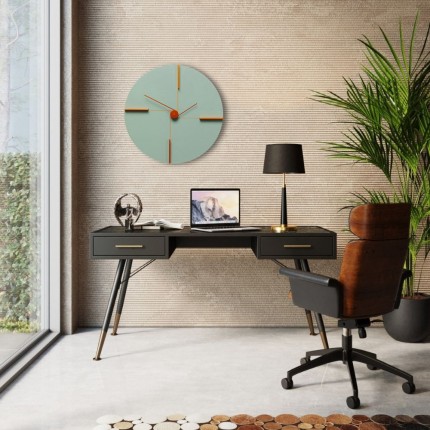 Wandklok Felice 30cm groen Kare Design Wandklok Felice 30cm groen Kare Design