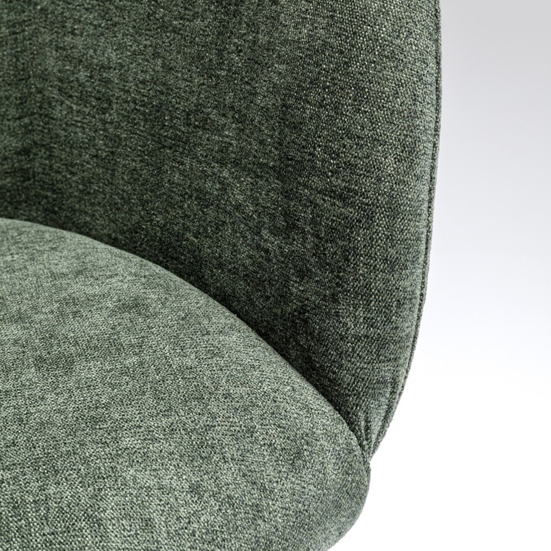 Groene stoffen draaistoel - Lady Loco Coco - Kare Design