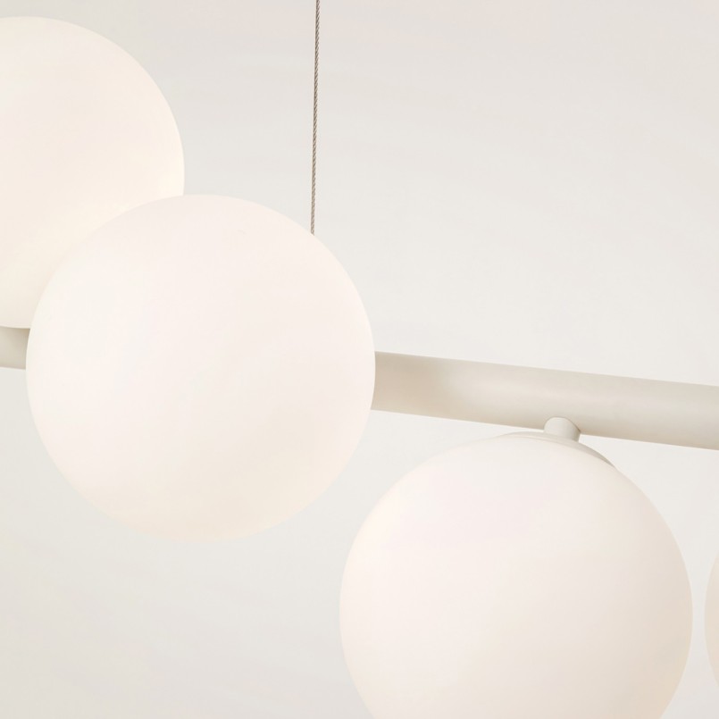 Hanglamp Scala Balls 150cm beige Kare Design