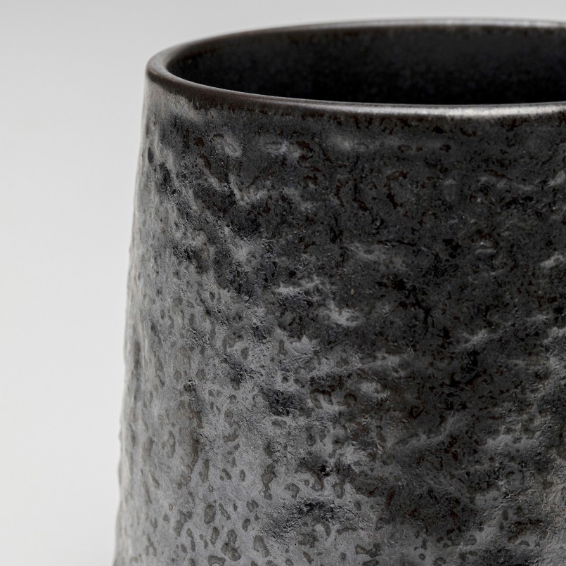 Black stoneware mugs - Cosmos - Kare Design