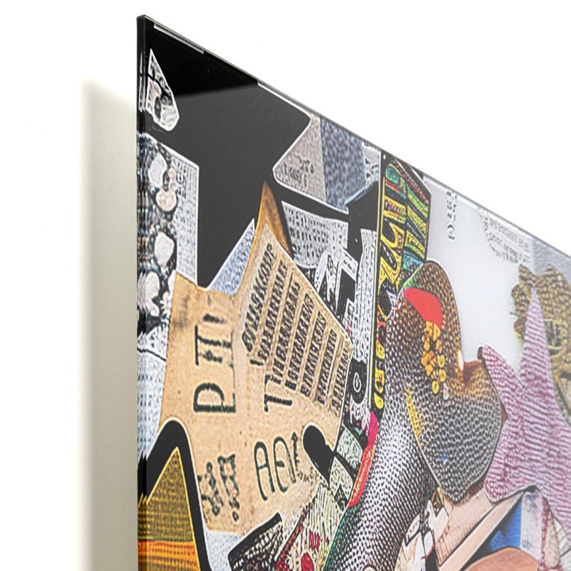 Wandfoto artistieke vrouw tegenover 80x120cm Kare Design