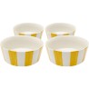 Bowl Cocina yellow and white Ø14cm (4/set) Kare Design