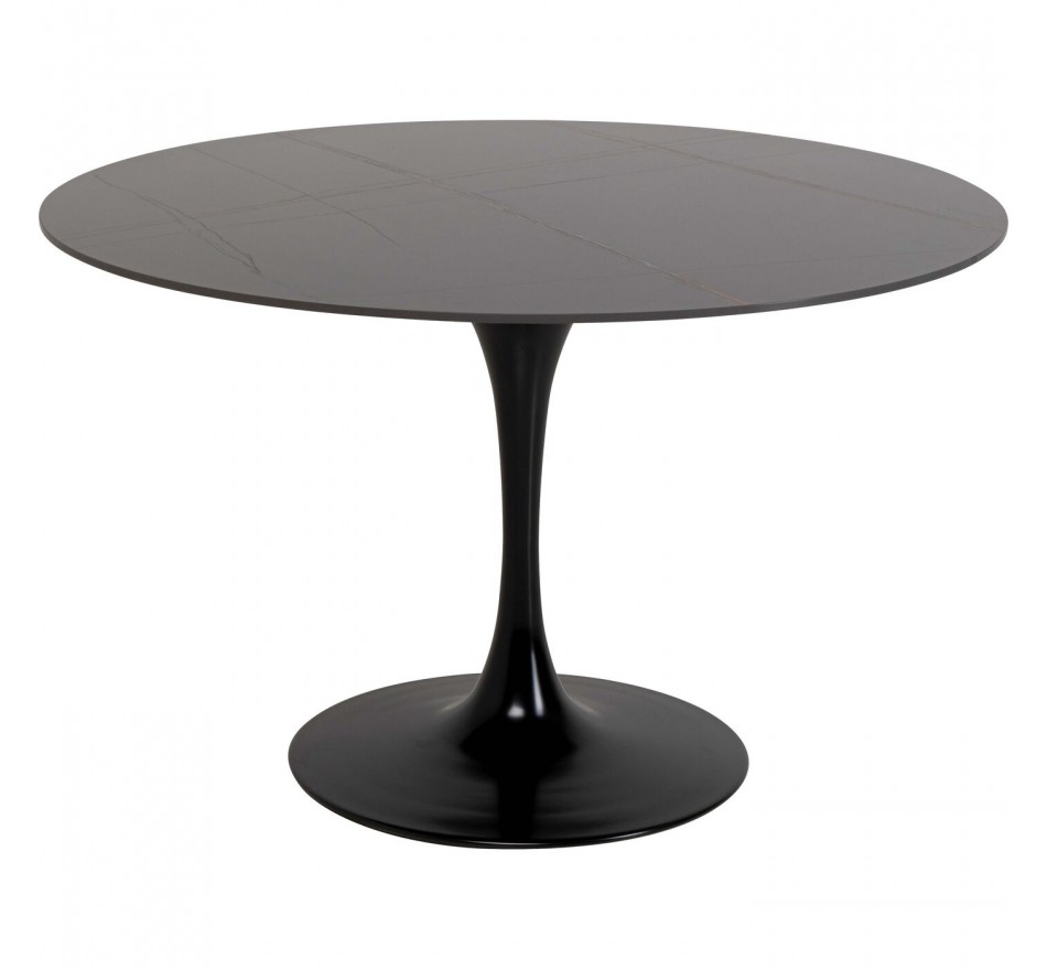 Table Invitation Ø120cm ceramic black Kare Design Table Invitation Ø120cm ceramic black Kare Design