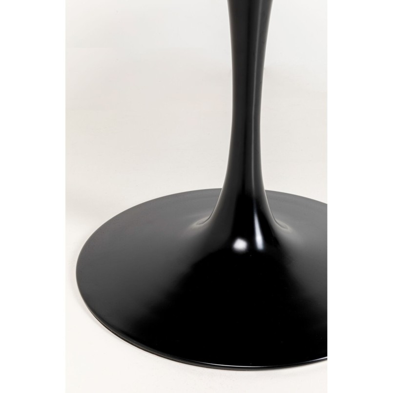Eettafel Invitation Ø120cm keramiek zwart Kare Design