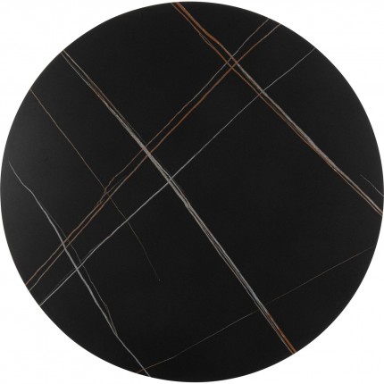 Table Invitation Ø120cm ceramic black Kare Design