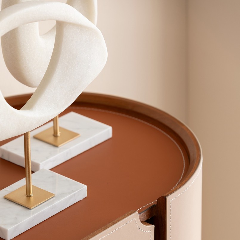 Witte abstracte decoratie - Zacht - Kare Design
