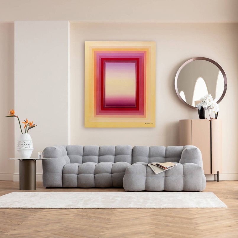 Schilderij Tendency 140x170cm paars Kare Design