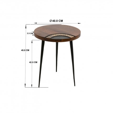 Bijzettafel Medina rond Kare Design