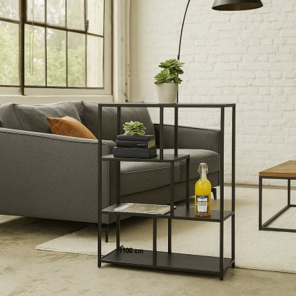 Shelf Loftie 100x77cm black Kare Design Shelf Loftie 100x77cm black Kare Design