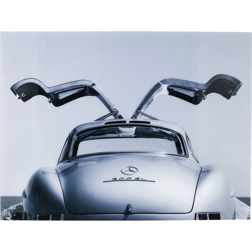Picture Glass Oldtimer Back 120x80cm Kare Design