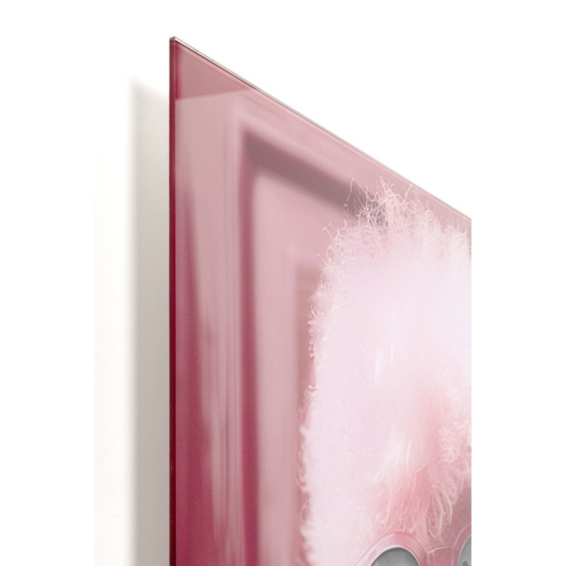 Glass Picture pink poodle 40x50cm Kare Design
