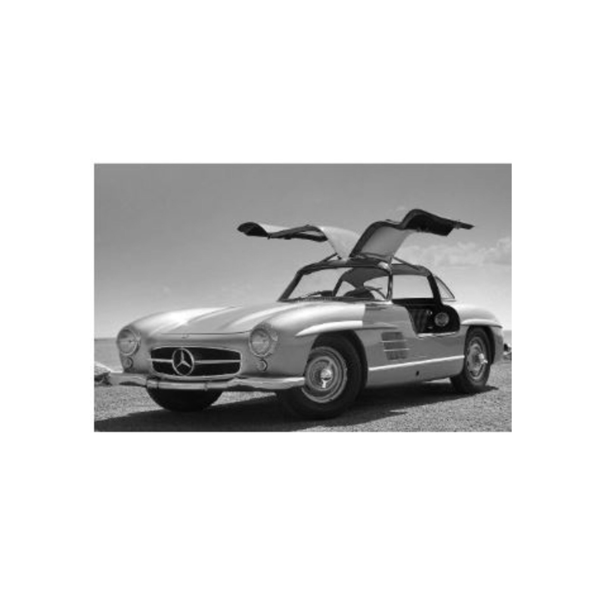 Glass Picture car profile 50x40cm Kare Design