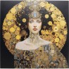 Schilderij vrouw Art Nouveau 80x80cm Kare Design