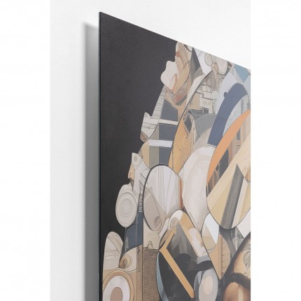 Wandfoto vrouw Art Geo 80x80cm Kare Design