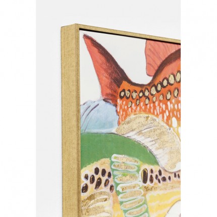 Schilderij Fish Meeting 40x50cm (2/Set) Kare Design