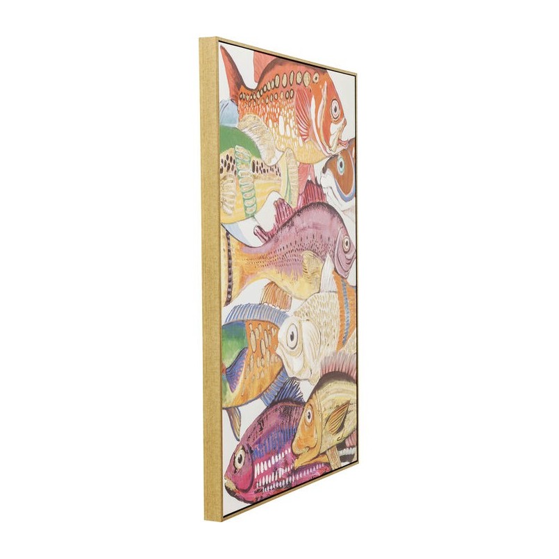 Schilderij Fish Meeting 40x50cm (2/Set) Kare Design