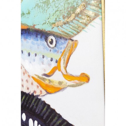 Schilderij Fish Meeting 40x50cm (2/Set) Kare Design