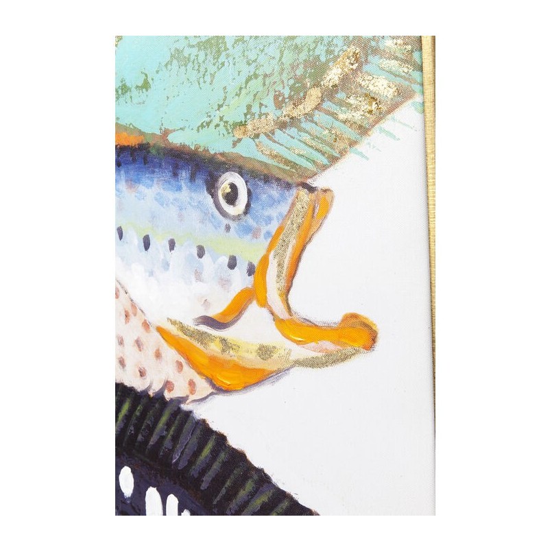 Schilderij Fish Meeting 40x50cm (2/Set) Kare Design